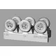Brengun Brl32055 1/32 Spitfire 3 Spoke Wheels Set 3 Types Of Tires Resin Wheels 3 Pairs