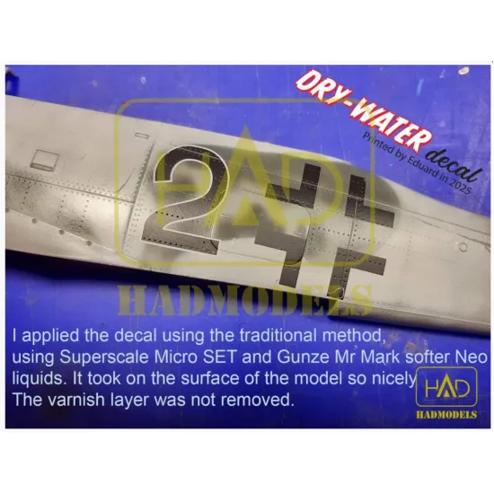 Hadmodels Dw-ap35003 1/35 Fw 190 F-8 Green C Black 2 White 34 Dry-water Decal