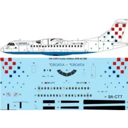 26decals 144-1349 1/144 Croatia Airlines Atr-42-300 Laser Decal