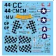 Hadmodels Dw-72003 1/72 P-51b Mustang Decal Sheet Dry-water