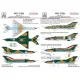 Hadmodels Dw-72005 1/72 Mig-21 Bis Dry-water Decal Sheet