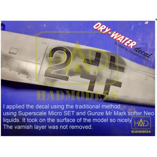 Hadmodels Dw-48005 1/48 Mig-21 Bis Dry-water Decal Sheet