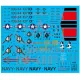 Hadmodels Dw-48011 1/48 F-14a Vf-41 Black Aces Decal Sheet The Final Countdown Dry-water Decal Sheet