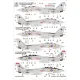 Hadmodels Dw-48011 1/48 F-14a Vf-41 Black Aces Decal Sheet The Final Countdown Dry-water Decal Sheet
