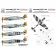 Hadmodels Dw-48012 1/48 Messerschmitt Bf 109 G-10 Dry-water Decal Sheet