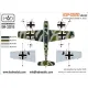 Hadmodels Dw-32015 1/32 Messerschmitt Bf 109 E-1 White 9 Dry-water Decal Sheet