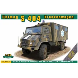 Ace 72469 1/72 Unimog S 404 Krankenwagen Plastic Model Kit
