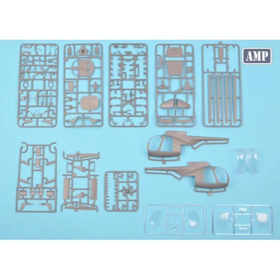 Amp 32-005 1/32 Hughes Oh-6 Cayuse Profi Pack American Light Observation Helicopter