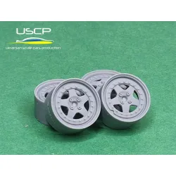 Uscp 24p048 1/24 3d-printed Wheels 16 Inch Speedline Rally