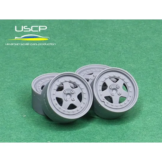 Uscp 24p048 1/24 3d-printed Wheels 16 Inch Speedline Rally