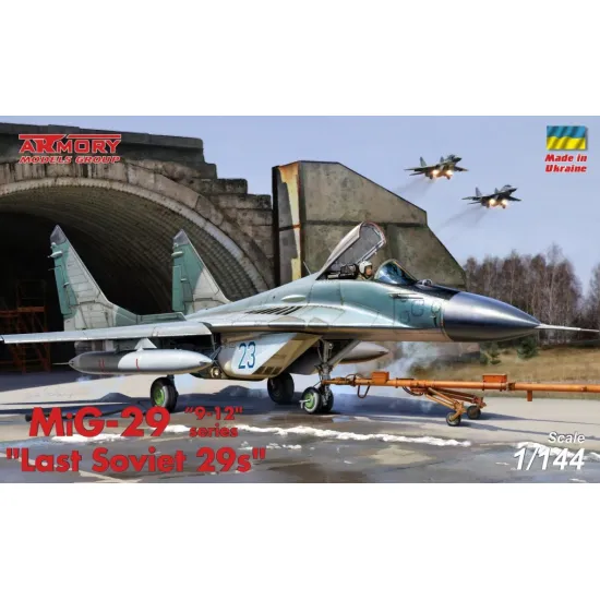 Armory 14709 1/144 Mig-29 Series 9-12 Last Soviet Fulcrums Set 1 Plastic Injected Kit W/ 3d-printed Pe Parts