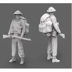 Black Snake K-01 1/35 Rifleman Commando Kieffer Resin Figure Kit