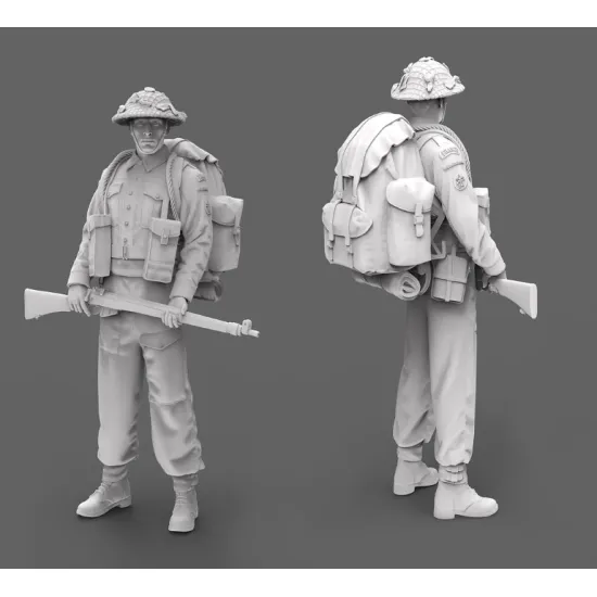 Black Snake K-01 1/35 Rifleman Commando Kieffer Resin Figure Kit