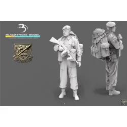 Black Snake K-04 1/35 Rifleman Commando Kieffer Kit 4 Resin Figure Kit