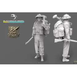 Black Snake K-04 1/35 Rifleman Commando Kieffer Kit 4 Resin Figure Kit