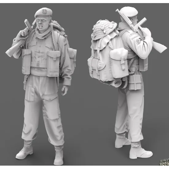 Black Snake K-07 1/35 Rifleman Commando Kieffer Kit 7 Resin Figure Kit