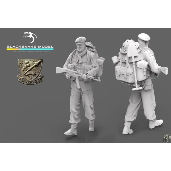 Black Snake K-08 1/35 Rifleman Commando Kieffer Kit 8 Resin Figure Kit