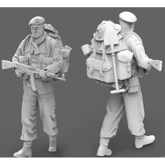 Black Snake K-08 1/35 Rifleman Commando Kieffer Kit 8 Resin Figure Kit