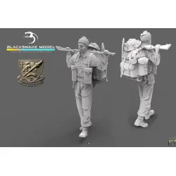 Black Snake K-09 1/35 Rifleman Commando Kieffer Kit 9 Resin Figure Kit