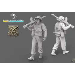 Black Snake K-11 1/35 Bren Commando Gunner Kieffer Kit 11 Resin Figure Kit