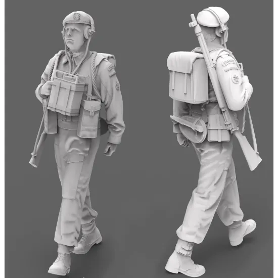 Black Snake K-13 1/35 Radio Commando Kieffer Resin Figure Kit