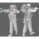 Black Snake K-14 1/35 Vickers Commando Kieffer Tripod Rifleman Resin Figure Kit
