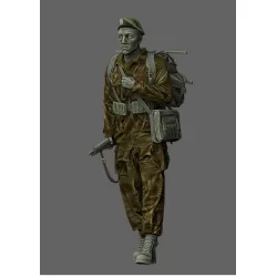 Black Snake Bep-01 1/35 Paratrooper Of The 1st Bep Foreign Legion Resin Figure
