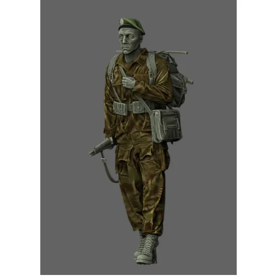 Black Snake Bep-01 1/35 Paratrooper Of The 1st Bep Foreign Legion Resin Figure