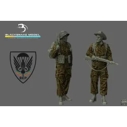 Black Snake Bep-03-04 1/35 2 Paratrooper Of The 1st Bep Foreign Legion Resin Figure