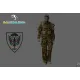 Black Snake Bep-05 1/35 Paratrooper Of The 1st Bep Group Leader Foreign Legion Resin Figure