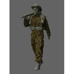 Black Snake Bep-07 1/35 Paratrooper Of The 1st Bep Foreign Legion Resin Figure