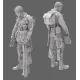 Black Snake St-02 1/35 101st Airborne Soldier Ww2 D-day Resin Figure Kit