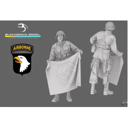 Black Snake St-15 1/35 101st Airborne Soldier Ww2 D-day Resin Figure Kit