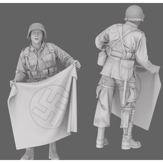 Black Snake St-15 1/35 101st Airborne Soldier Ww2 D-day Resin Figure Kit