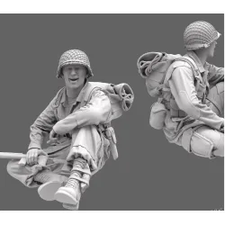 Black Snake St-18 1/35 101st Airborne Soldier Ww2 D-day Resin Figure Kit