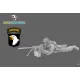 Black Snake St-20 1/35 Gunner 101st Airborne Soldier Ww2 D-day Resin Figure Kit