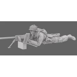 Black Snake St-20 1/35 Gunner 101st Airborne Soldier Ww2 D-day Resin Figure Kit