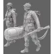 Black Snake St-10/11 1/35 101st Airborne Soldiers 2 Figures Ww2 D-day Resin Figure Kit