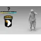 Black Snake St-23 1/35 Soldier Of The 101st Airborne At Bastogne Ww2 D-day Resin Figure Kit