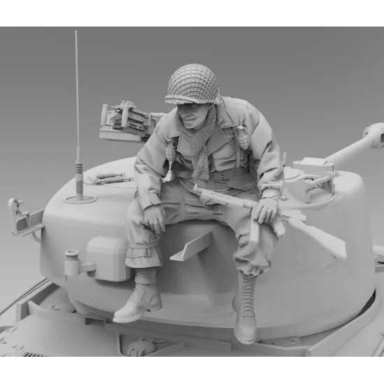 Black Snake St-27 1/35 Soldier Of The 101st Airborne Bastogne Ww2 Resin Figure