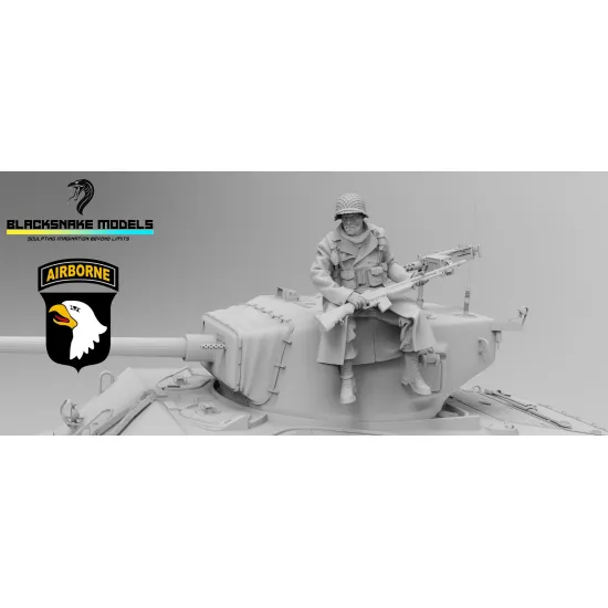 Black Snake St-28 1/35 Soldier Of The 101st Airborne Bastogne Ww2 Resin Figure
