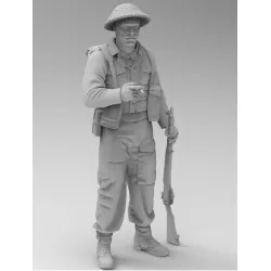 Black Snake En-06 1/35 British Soldier Normandy 1944 Ww2 Resin Figure