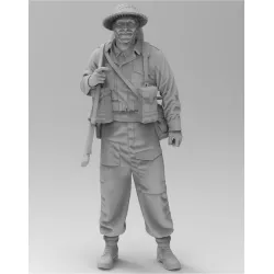 Black Snake En-07 1/35 British Soldier Normandy 1944 Ww2 Resin Figure