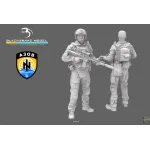 Black Snake Uks-01 1/35 AZOV Ukrainian Soldier Resin Figure