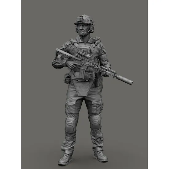 Black Snake Uks-01 1/35 Ukrainian Soldier Resin Figure