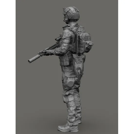 Black Snake Uks-01 1/35 Ukrainian Soldier Resin Figure