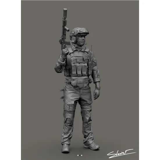 Black Snake Uks-02 1/35 Ukrainian Soldier Resin Figure