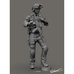 Black Snake Uks-03 1/35 Ukrainian Soldier Resin Figure