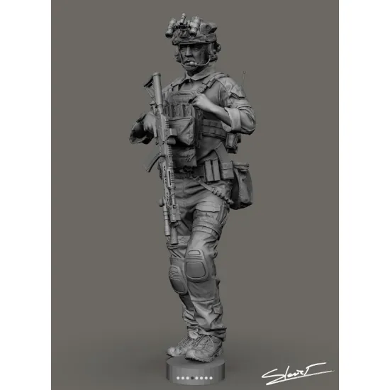 Black Snake Uks-03 1/35 Ukrainian Soldier Resin Figure