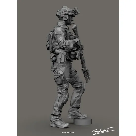 Black Snake Uks-03 1/35 Ukrainian Soldier Resin Figure